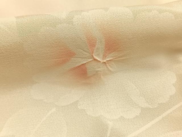 平和屋着物●長襦袢　袷　絞り　草花地紋　暈し染め　正絹　逸品　AABH4985fy