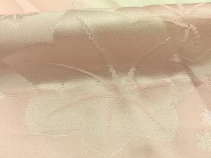 平和屋着物●長襦袢　無双仕立て　風景舞葉地紋　暈し染め　半衿刺繍　正絹　逸品　AABH4999fy