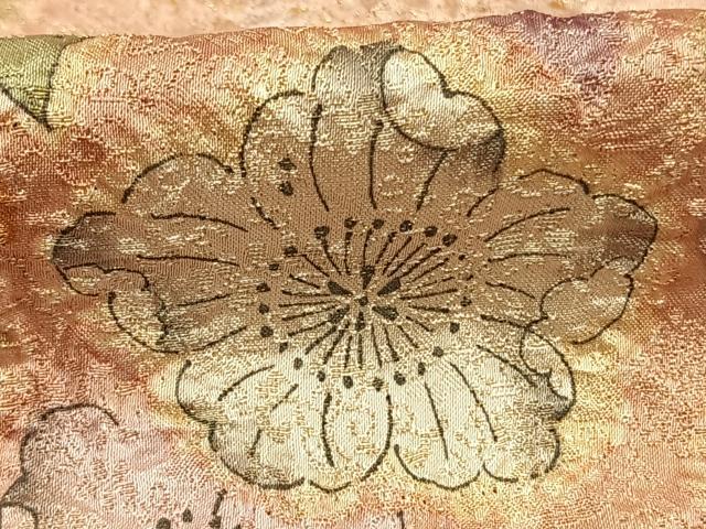 平和屋着物●訪問着　作家物　明翠　辻が花　絞り　暈し染め　金糸　正絹　逸品　AABH5008fy