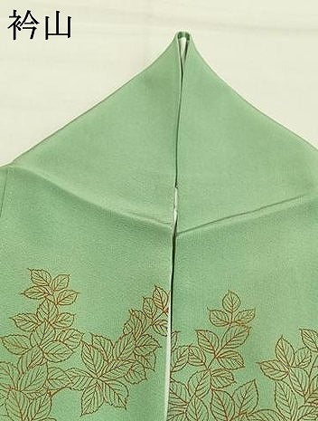 平和屋着物●訪問着　枝葉文　正絹　逸品　AABH5049fy