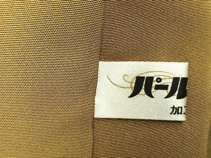 平和屋着物●小紋師　筒井克政　江戸小紋　市松行儀文　染と織たかはし　たとう紙付き　正絹　逸品　AABH5060fy
