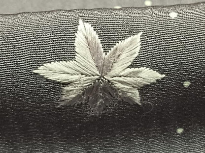 平和屋着物●訪問着　刺繍　舞葉文　楓　正絹　逸品　未使用　AABH5064fy