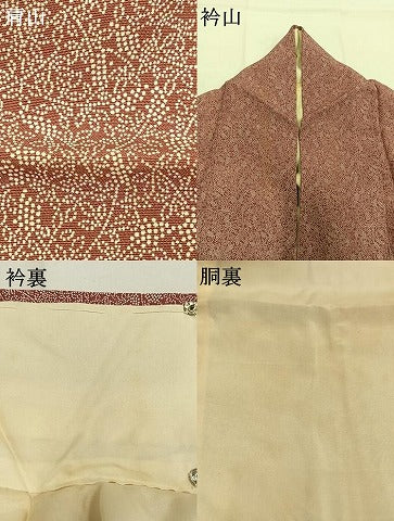 平和屋着物●重要無形文化財　人間国宝　中村勇二郎　江戸小紋　南天文　正絹　逸品　AABH5065fy