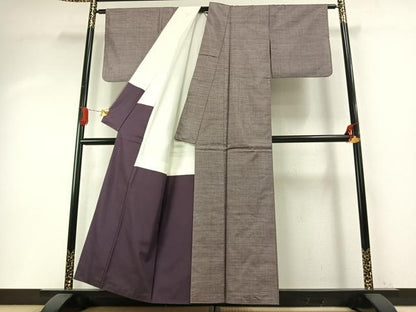 平和屋着物●本場大島紬　アンサンブル　カタス9マルキ　正絹　逸品　AABH5074fy