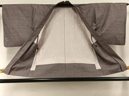 平和屋着物●本場大島紬　アンサンブル　カタス9マルキ　正絹　逸品　AABH5074fy