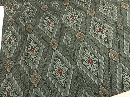 平和屋着物●本場大島紬　割り込み絣　正絹　逸品　AABH5082fy