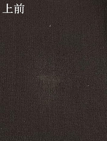 平和屋着物●お召　色無地　深紫色　正絹　逸品　AABH5099fy