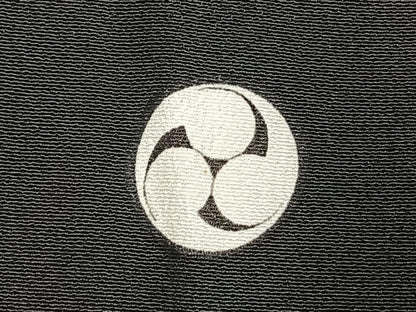 平和屋着物●豪華黒留袖　駒刺繍　笹竹文　金彩　正絹　逸品　AABH5100fy