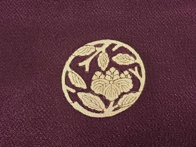 平和屋着物●アンティーク　大正ロマン　色留袖　中国三大刺繍　相良刺繍　草花文　暈し染め　両褄　正絹　逸品　AABH5101fy