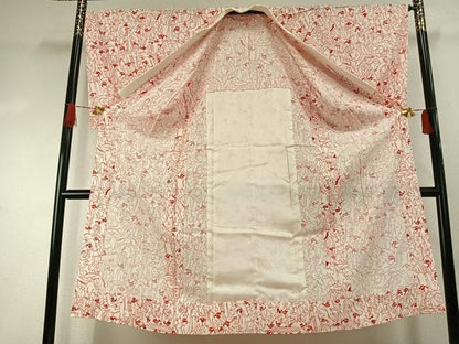平和屋着物●長襦袢　無双仕立て　女人文　正絹　逸品　AABH5103fy