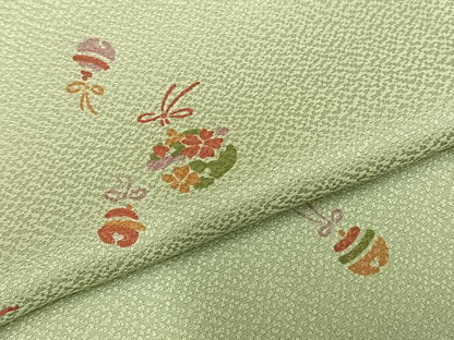 平和屋着物●長襦袢　無双仕立て　鈴　正絹　逸品　AABH5104fy