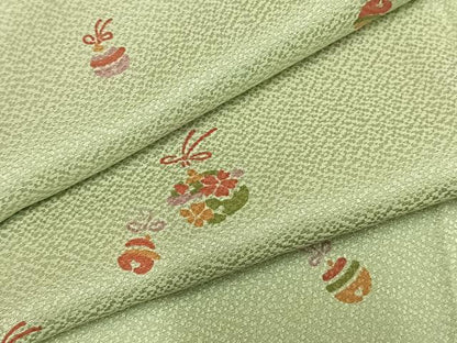 平和屋着物●長襦袢　無双仕立て　鈴　正絹　逸品　AABH5104fy