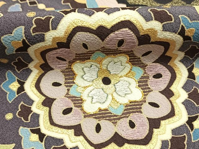 平和屋着物●訪問着　駒刺繍　吉祥花文　金彩　ますいわ屋扱い　正絹　逸品　AABH5108fy
