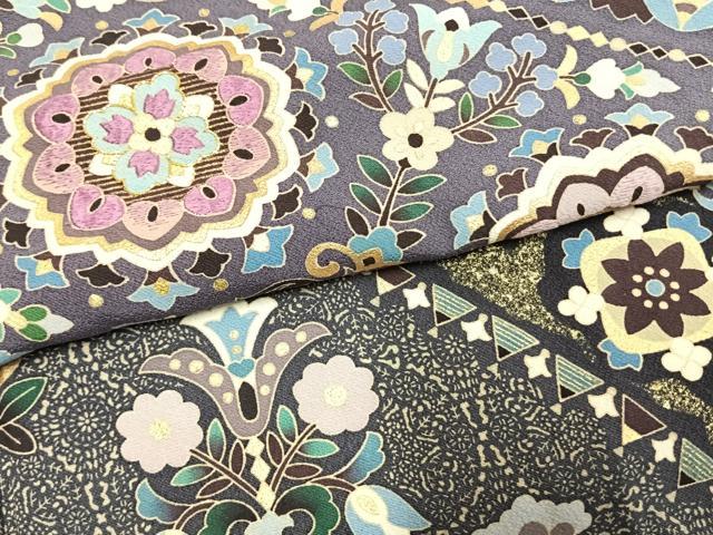 平和屋着物●訪問着　駒刺繍　吉祥花文　金彩　ますいわ屋扱い　正絹　逸品　AABH5108fy