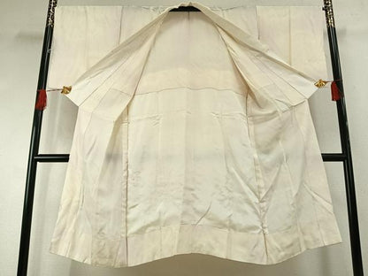 平和屋着物●長襦袢　無双仕立て　雲取り文　正絹　逸品　AABH5115fy