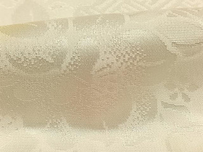 平和屋着物●振袖用長襦袢　袷　雪輪花地紋　正絹　逸品　AABH5116fy