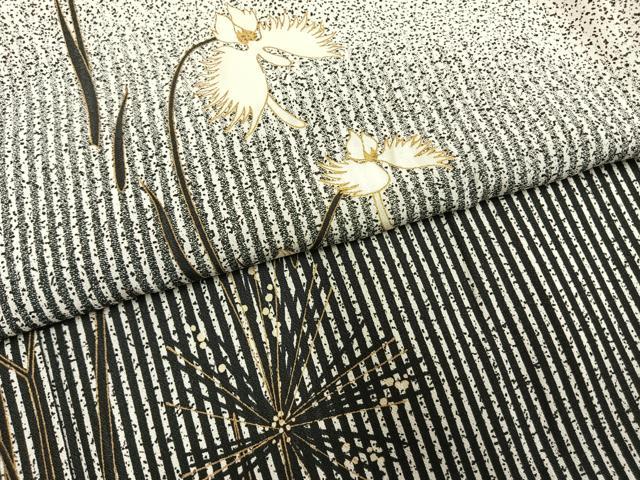 平和屋着物●訪問着　サギソウ　正絹　逸品　AABH5125fy