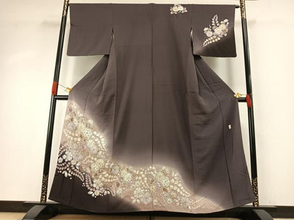 平和屋着物●越後十日町の一流染匠　桐屋・翠山工房　徳永憲峯　訪問着　絞り　辻が花　暈し染め　正絹　逸品　AABH5129fy