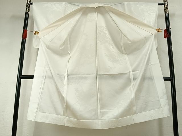 平和屋着物●長襦袢　無双仕立て　扇面花地紋　洗える着物　AABH5136fy