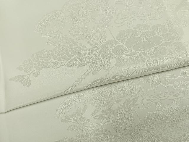 平和屋着物●長襦袢　無双仕立て　扇面花地紋　洗える着物　AABH5136fy