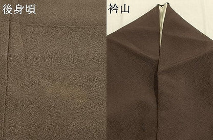 平和屋着物●訪問着　印伝　花唐草文　正絹　逸品　AABH5148fy