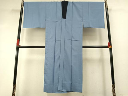 平和屋着物●男性　紬　アンサンブル　長襦袢(無双仕立て)セット　亀甲柄　正絹　逸品　AABH5165fy