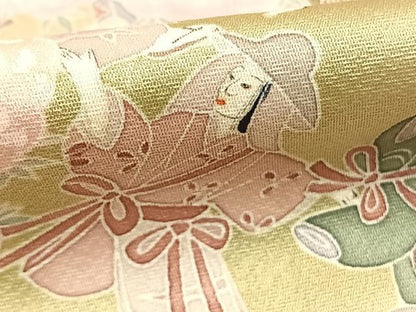 平和屋着物●染色作家　おだに武士　色留袖　風景人物文　暈し染め　正絹　逸品　AABH5187fy