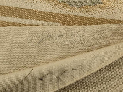 平和屋着物◎六通柄袋帯　山河鳳凰文　銀糸　正絹　逸品　AABH5216ou
