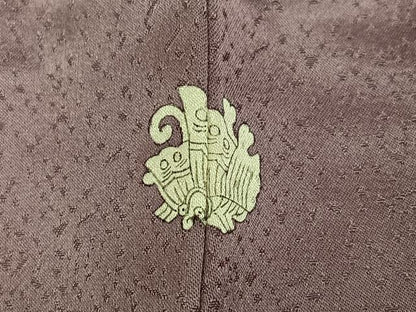 平和屋着物●訪問着　枝花文　暈し染め　金彩　正絹　逸品　AABH5245ph