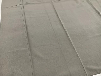 平和屋着物●上質な色無地　生壁色　ロング丈　正絹　逸品　AABH5252ph