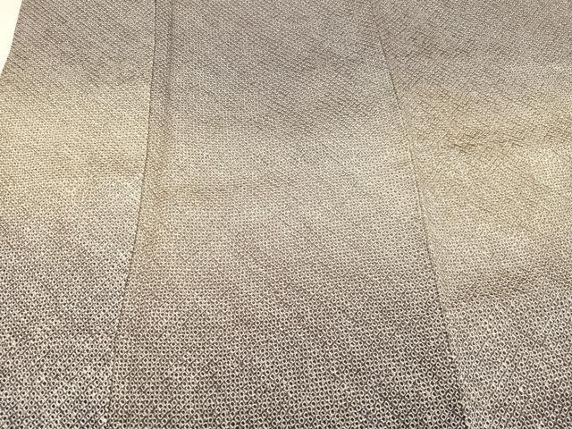 平和屋着物●訪問着　総絞り　霞文　暈し染め　やまと誂製　正絹　逸品　AABH5253ph