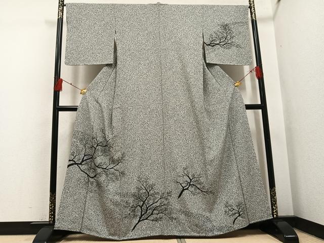 平和屋着物●訪問着　草木文　正絹　逸品　AABH5261ph