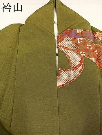 平和屋着物●豪華振袖　几帳鳳凰更紗舞蝶文　暈し染め　金彩　正絹　逸品　AABH5263ph