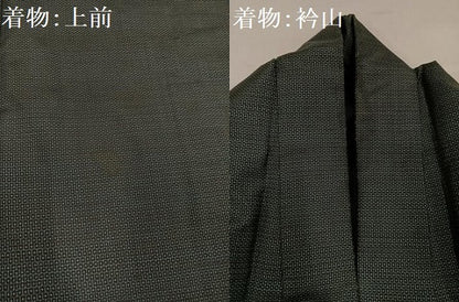 平和屋着物●男性　本場大島紬　アンサンブル　100亀甲　総詰め　奥康徳作　正絹　逸品　AABH5265ph