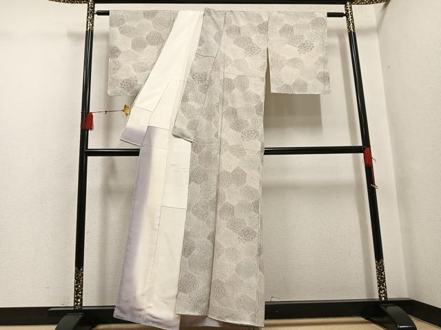 平和屋着物●江戸小紋　寄せ小紋柄　正絹　逸品　未使用　AABH5267ph
