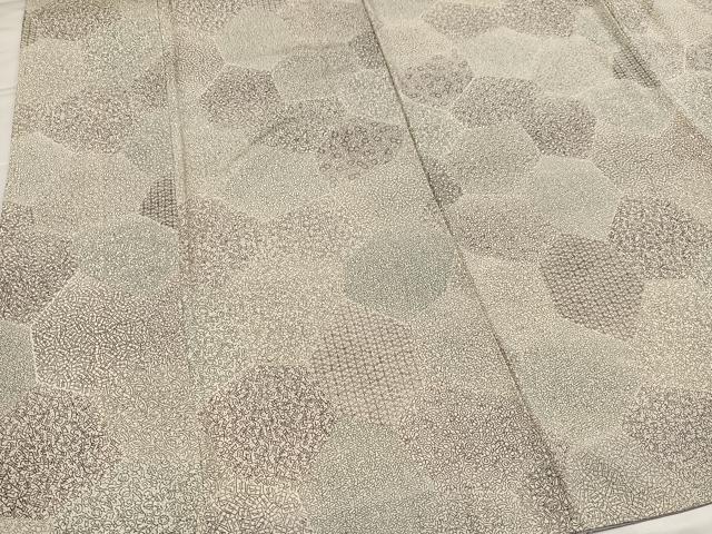 平和屋着物●江戸小紋　寄せ小紋柄　正絹　逸品　未使用　AABH5267ph