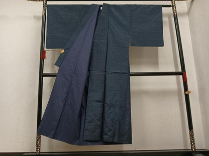 平和屋着物●男性　本場大島紬　アンサンブル　正絹　逸品　AABH5269ph
