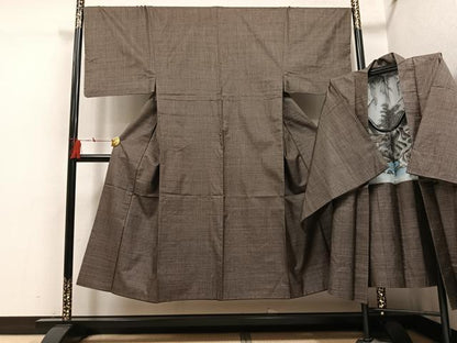 平和屋着物●男性　男柄の最高峰　西郷柄　西郷絣　本場大島紬　アンサンブル　正絹　逸品　AABH5274ph