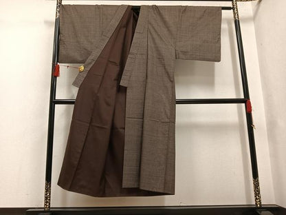 平和屋着物●男性　男柄の最高峰　西郷柄　西郷絣　本場大島紬　アンサンブル　正絹　逸品　AABH5274ph