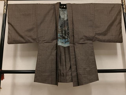 平和屋着物●男性　男柄の最高峰　西郷柄　西郷絣　本場大島紬　アンサンブル　正絹　逸品　AABH5274ph