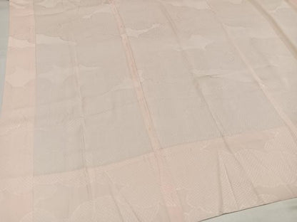 平和屋着物●振袖用長襦袢　無双仕立て　雲重ね地紋　肌色　正絹　逸品　AABH5289ph
