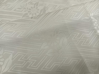 平和屋着物●長襦袢　無双仕立て　草花地紋　洗える着物　AABH5290ph