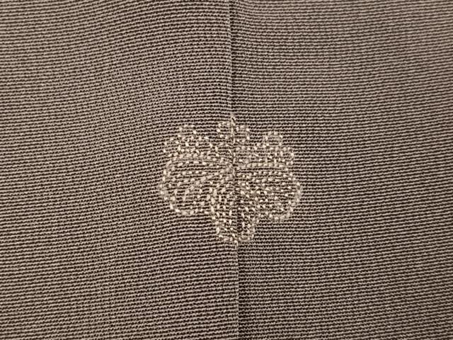 平和屋着物●訪問着　手描き　駒刺繍　飛鳥草花文　金彩　正絹　逸品　未使用　AABH5293ph
