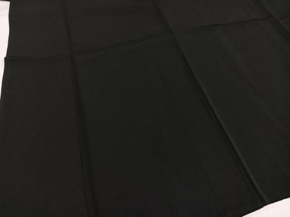 平和屋着物●男性　黒紋付　正絹　逸品　AABH5297ph
