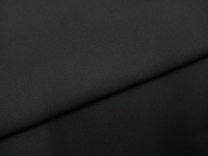 平和屋着物●男性　黒紋付　正絹　逸品　AABH5297ph