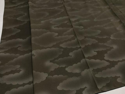 平和屋着物●上質な小紋　雲重ね文　正絹　逸品　AABH5316ph