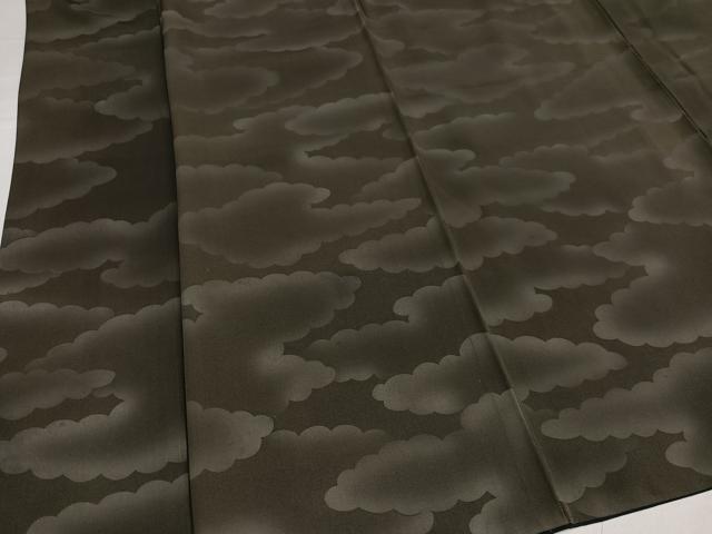 平和屋着物●上質な小紋　雲重ね文　正絹　逸品　AABH5316ph