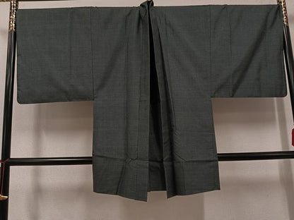 平和屋着物●男性　本場大島紬　アンサンブル　キングサイズ　長羽織　100亀甲　総詰め　証紙付き　正絹　逸品　AABH5318ph