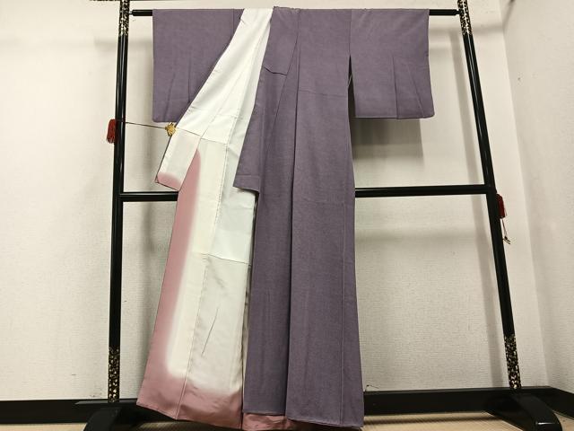 平和屋着物○江戸小紋 極小鮫小紋柄 正絹 逸品 AABH5319ph