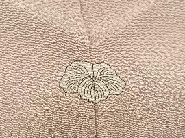 平和屋着物●訪問着　友禅　枝花文　暈し染め　金彩　鬼しぼ縮緬　正絹　逸品　AABH5334ph